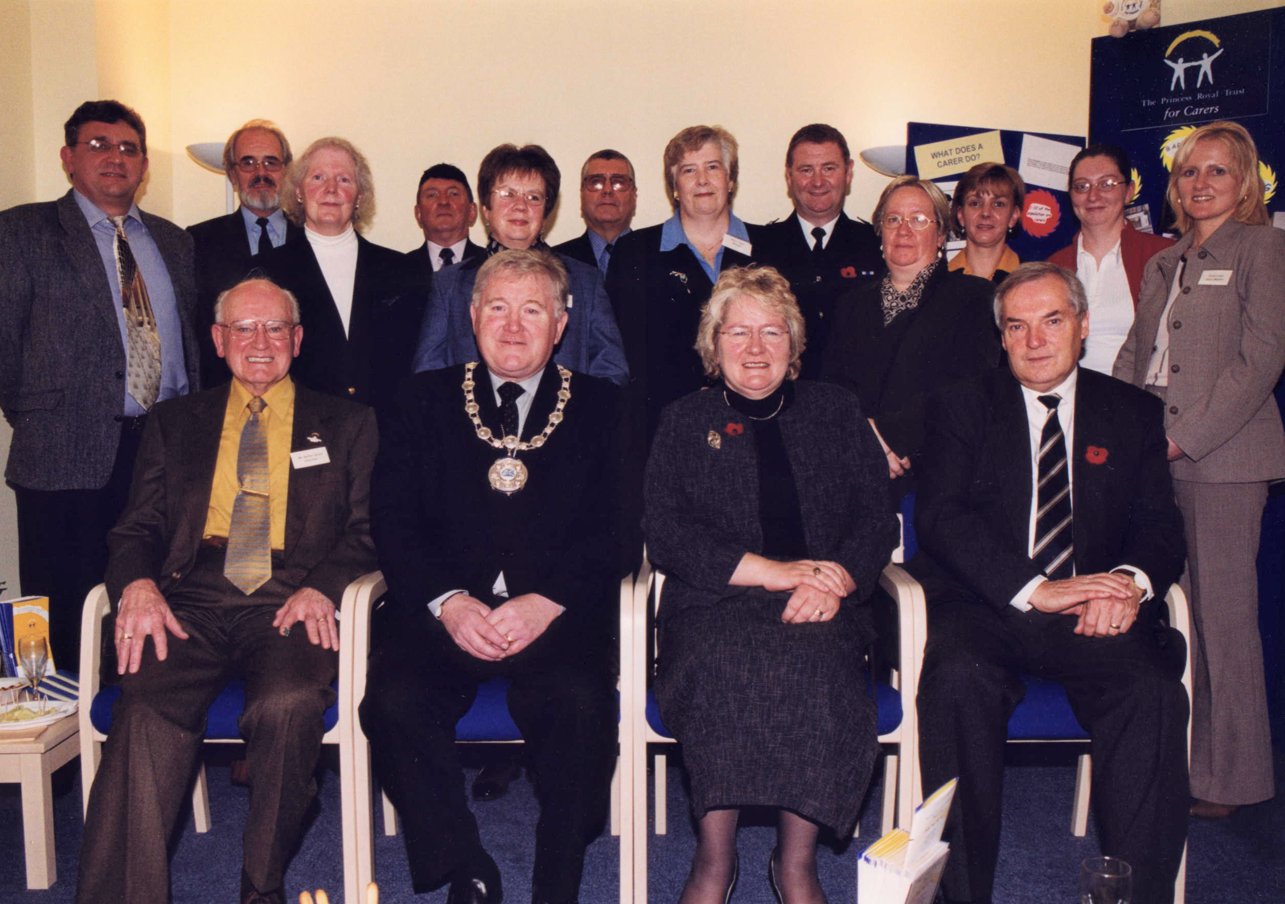 Official opening of Barnton Street Centre, October 2002